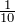 Rendered by QuickLaTeX.com \frac{1}{10}