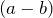 Rendered by QuickLaTeX.com (a-b)